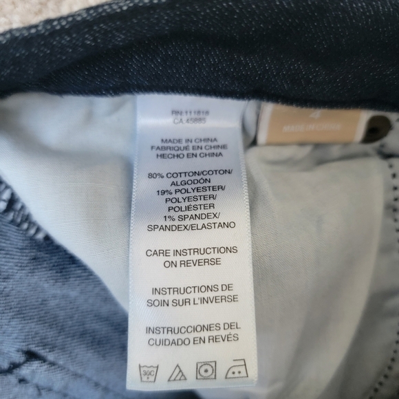 Michael Kors Boot Cut Dark Wash Jeans Size 4 - Picture 5 of 15